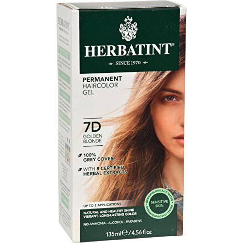 HERBATINT 7D Golden Blonde Hair Color, 135 ML