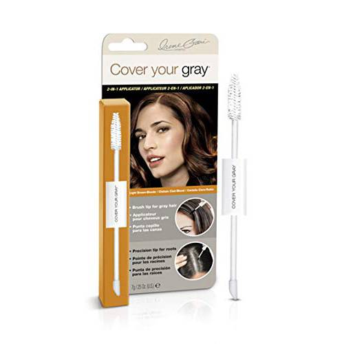 Cover Your Gray 2in1 Wand and Sponge Tip Applicator - Light Brown Blonde (Pack of 2)