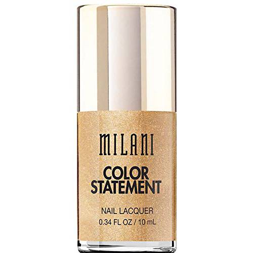 Milani Color Statement Nail Lacquer, Gold Plated, 0.34 Fluid Ounce