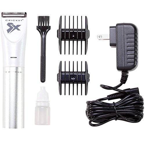Cricket Stylist Xpressions Professional Stylist Electric Hair Trimmer Clipper Rechargeable Cordless Electric for Men and Women, Silver Streak