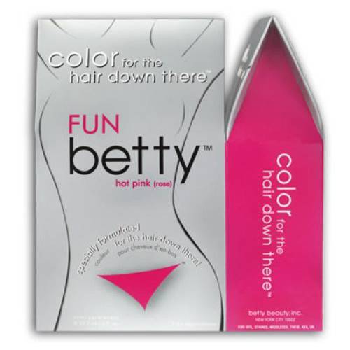 Betty Beauty Fun (Hot Pink) Betty - Color For The Hair Down There Hair Coloring Kit