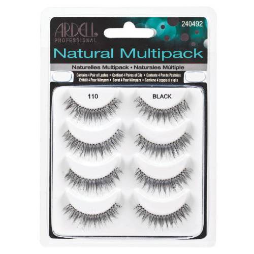 Ardell Natural Multipack Lashes - 110 Black (Pack of 6)