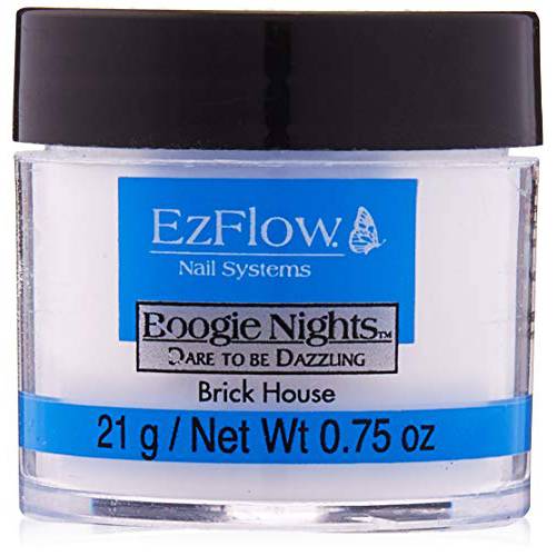 EZ Flow Dare To Be Dazzling Glitter Brick House False Nails, 0.75 Ounce