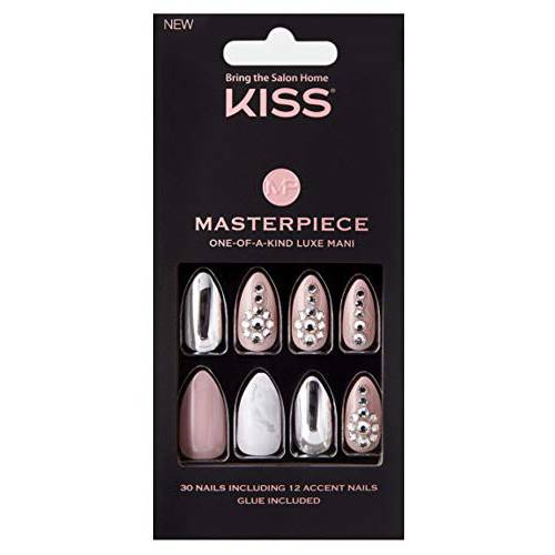Kiss Masterpiece One-Of-A-Kind Luxe Mani Kitty Gurl KMN01