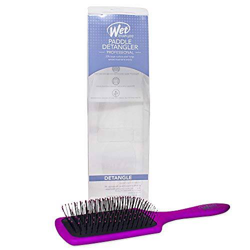 J&D Beauty Wet Brush Pro Paddle Brush Detangler, Pink