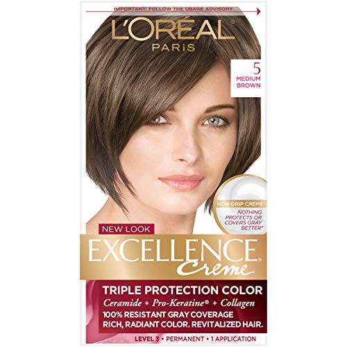 L’Oreal Excellence Creme, Medium Brown [5] 1 Each (Pack of 5)