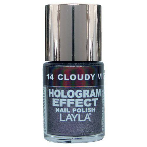 Layla Hologram Effect Nail Polish, Coffee Love, 1.9 Ounce