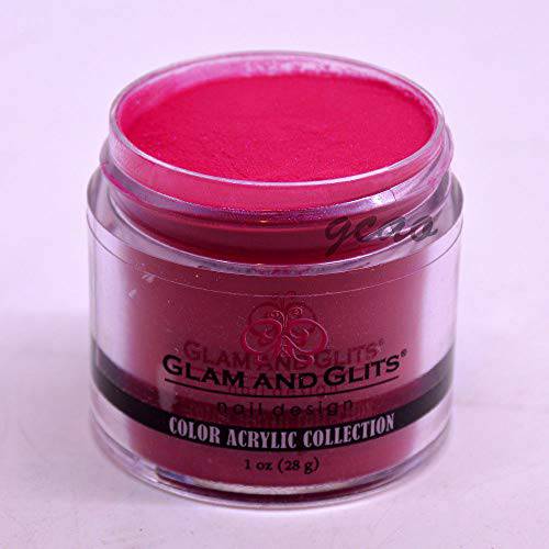 Glam and Glits Color Acrylic Powder, Fiona-318, 1 oz