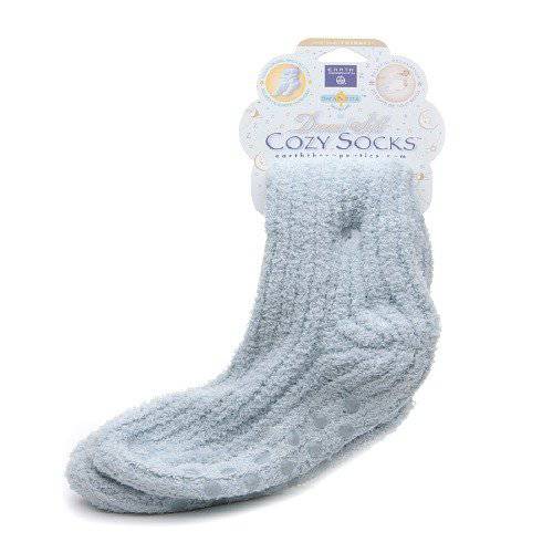 Earth Therapeutics Dream Silk Cozy Socks, Blue 1 pr