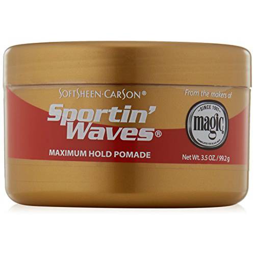 Softsheen-Carson Sportin’ Waves Maximum Hold Pomade, 3.5 oz