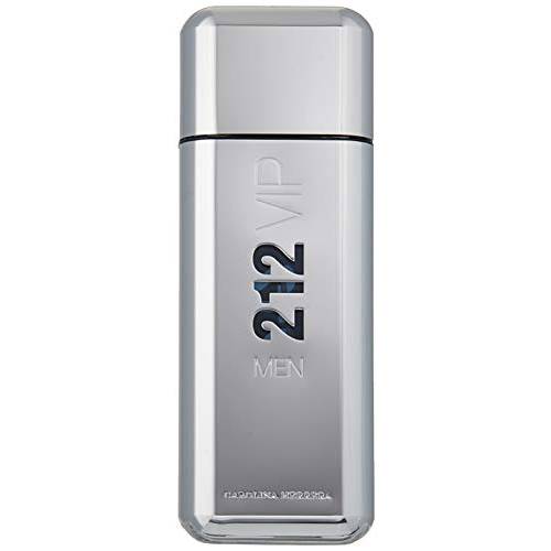 Carolina Herrera 212 Vip Men Fragrance For Men - Notes Of Caviar Lime, Ginger And Tonka Bean - Intimate And Magnetic Scent - Blend Of Fresh And Woody - Perfect For Night Use - Edt Spray - 3.4 Oz