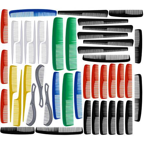 American Comb FreeStyle Unbreakable Multi-Size Combs, 45-Piece Bulk Pack