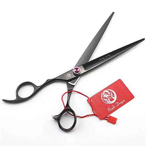 7.5/8.0/8.5 inch Left Hand Dog Grooming Hair Cutting Scissors Pet Shears with Bag - for Mancinism Pet Groomer or Family DIY (C-8.5-Cutting Scissor)