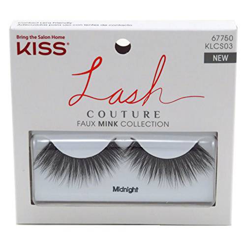 Kiss Lash Couture Faux Mink Midnight (3 Pack)