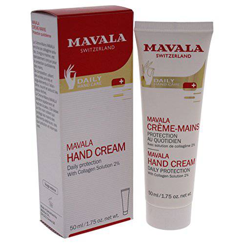 Mavala Hand Cream Daily Care to Moisturize and Protect | Soften Dry, Damaged Hands | Collagen Rich Cream for Softer Hands | Hydrates Skin | Non-Greasy | 1.75 Ounce