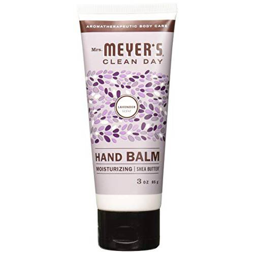 Mrs. Meyer’s Moisturizing Hand Balm, Made with Essential Oils, Travel Size, Lavender, 3 oz