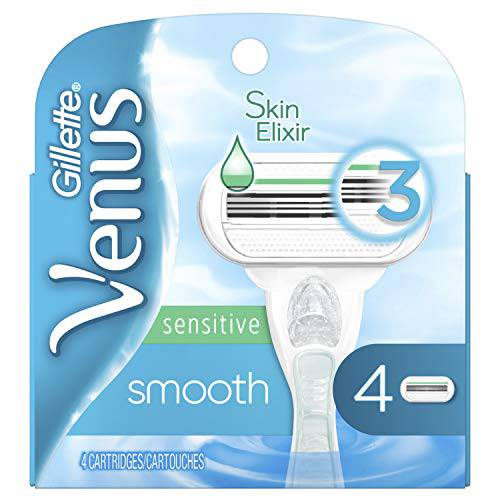 Gillette Venus Smooth Sensitive Women’s Razor Blades - 4 Refills