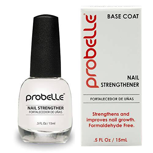 Probelle Nail Strengthener, Nail Strengthening Treatment, Nail Growth and Repair, Stops Peeling, Splits, Chips, Cracks, and Strengthens Nails (0.50 ounces, 1)