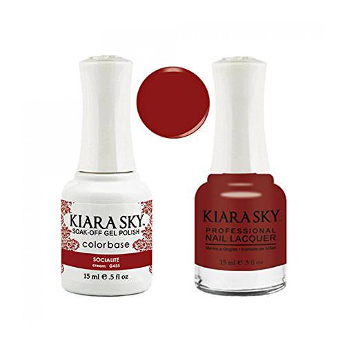 Kiara Sky Matching Gel Polish + Nail Lacquer, Socialite.5 fl. oz