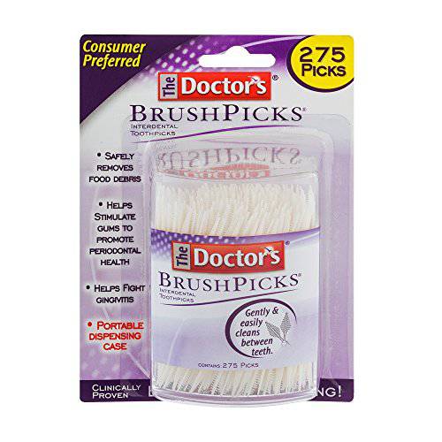 The Doctor’s BrushPicks Interdental Toothpicks, 275 Picks