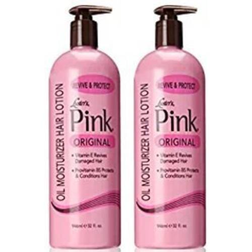 Luster’s Pink Oil Moisturizer Hair Lotion, 32 Ounce (Packaging may vary) (2 Pack)