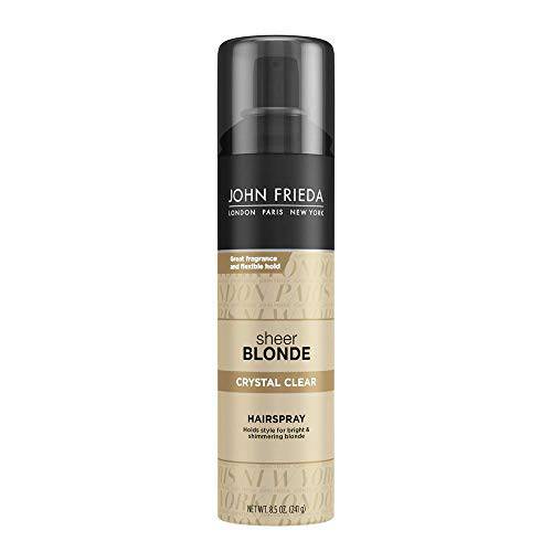 John Frieda Sheer Blonde Crystal Clear Hairspray, 8.5 Ounces