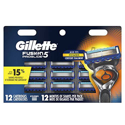 Gillette ProGlide Mens Razor Blade Refills, 12 Count