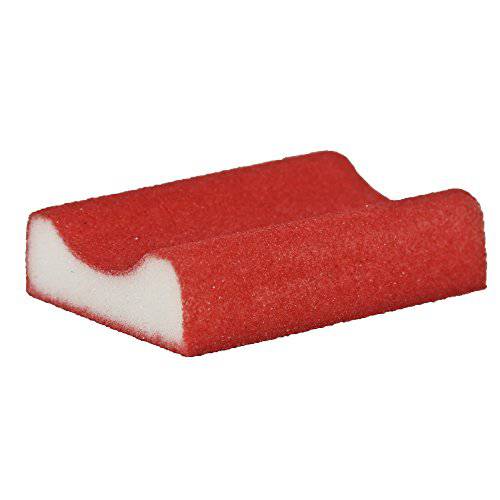 S&T INC. Sole Magic Foot Scrubber, Smoothing Pad or Callus Remover for Feet, 4 Inch x 2.8 Inch x 1 Inch, Rose