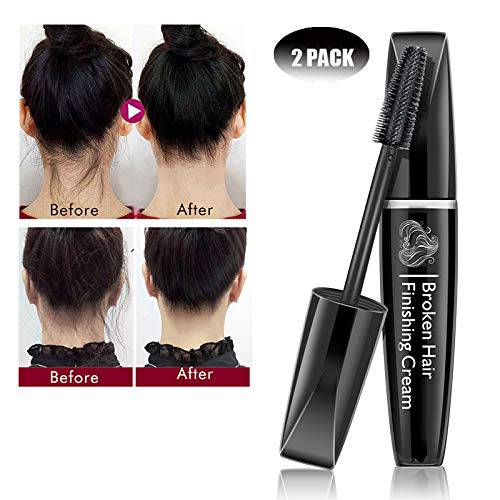 2 Pack Hair Finishing Stick for Bun, Style Gel,Small Broken Hair Finishing Cream, Refreshing None Greasy Shaping Wax Hair Finisher lock and moisture Stick Fixing Bangs Stereotypes Cream