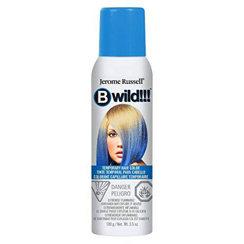 Jerome Russell B Wild (Bengal Blue) Temporary Hair Color Spray 3.5oz