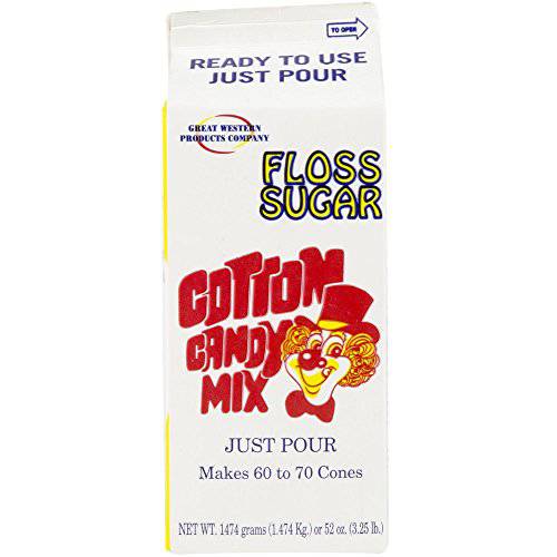 Concession Essentials CE Floss Sugar-Orange-1ct Cotton Candy Floss Sugar-Orange, 4 Height, 4 Width, 9 Length
