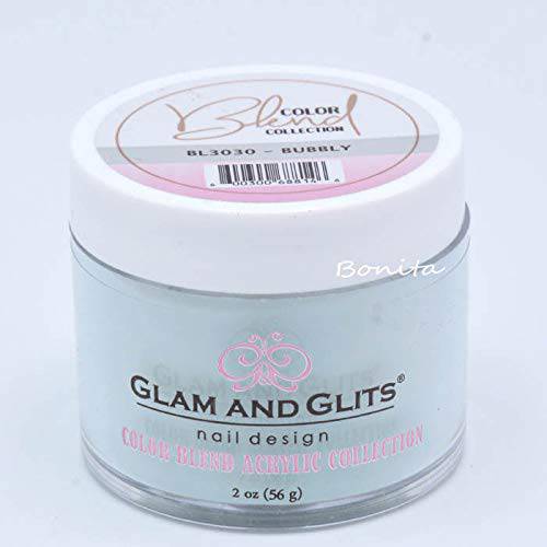 Glam And Glits Acrylic Powder Color Blend Collection BL3030 Bubbly 2 oz