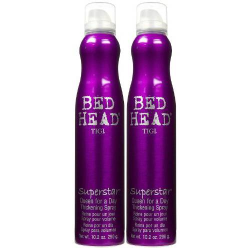 TIGI Bedhead Superstar Queen for a Day Thickening Spray, 10.2 oz, 2 pk