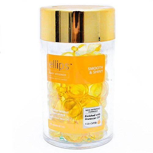 Ellips Hair Vitamin (Smooth & Shiny) 2 Bottle = 100 Capsules. Superior Hair Oil from Indonesia.