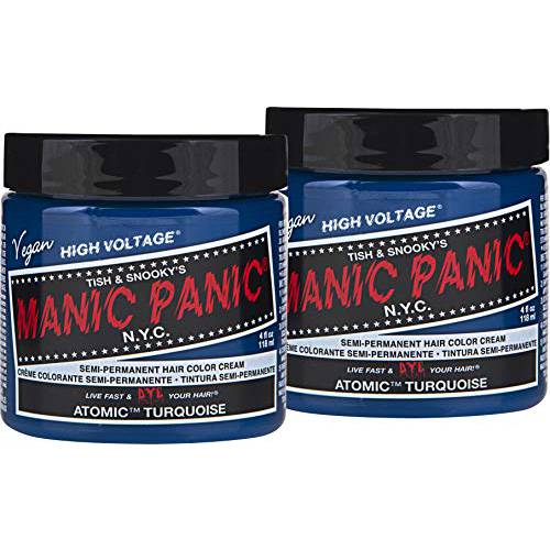 MANIC PANIC Atomic Turquoise Hair Dye 2PK