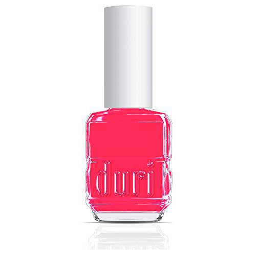 duri Nail Polish, 151N Poison, Neon Hot Pink, Matte Finish, Quick Drying, Full Coverage, Quick Drying, Easy to Apply, 0.45 Fl Oz by Duri Cosmetics
