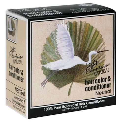 Light Mountain Natural Hair Conditioner, Neutral, 4 oz (113 g) (Pack of 3)