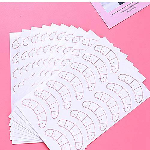 Lash Mapping Stickers 210 Pairs 3 Packs Under Eye Positioning Tips Sticker Pads for Individual Eyelash Extensions Isolation Self-Adhesive Paper Patches Professional Supplies Tools by EMEDA