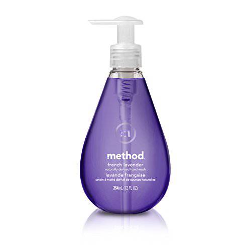Method Gel Hand Wash, French Lavender, 12 oz, 6 pack, Packaging May Vary