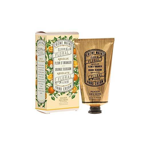 Panier des Sens Orange blossom Hand cream for dry hands with Olive oil, hand lotion - Made in France 96% natural - 2.6floz/75ml