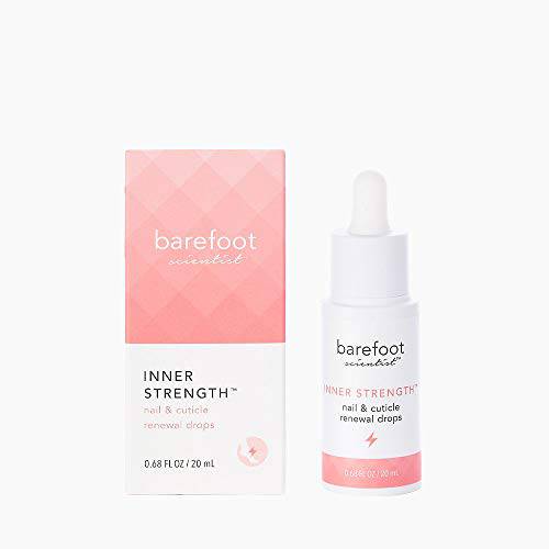 Barefoot Scientist Inner Strength Nail and Cuticle Renewal Drops, Award-Winning Cuticle Oil for Fingernails and Toenails
