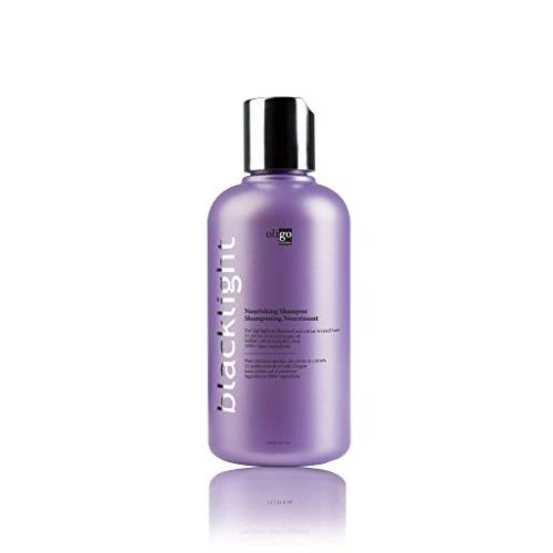 Blacklight Nourishing Shampoo by Oligo Professionnel | Moisturizing Hydration Light Shampoo | Paraben Free Spa Shampoo for Color Treated Hair | Color Extending Moisture Balance Shampoo (8.5 oz.)