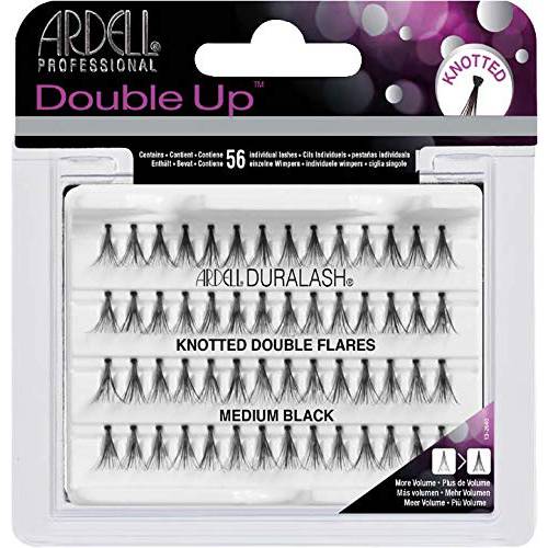 Ardell Double Individuals Knotted, Medium, Black