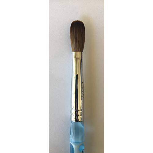 Blue Handle CRIMPED 100% Kolinsky Acrylic Nail Brush (Crimped 8)