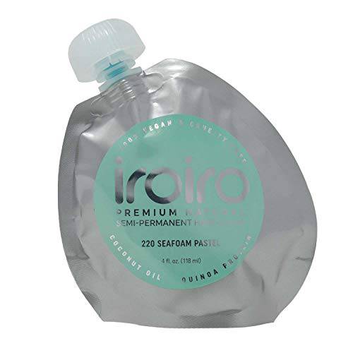 IROIRO Premium Natural Semi-Permanent Hair Color 220 Pastel Seafoam (4oz)