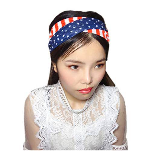 YSJOY Bohemain Flower Printed Hairband Absorbent Sweatbands for Sports or Fashion