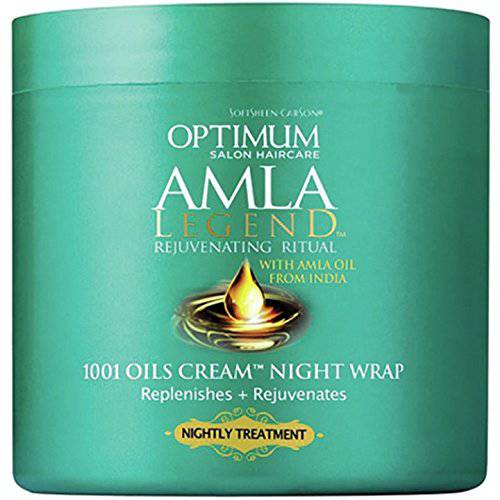 Softsheen Carson Optimum Amla Legend 1001 Oils Cream Night Wrap, 4 oz.
