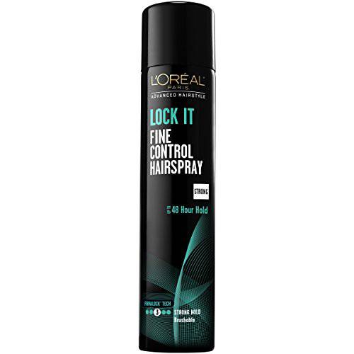 L’Oréal Paris Advanced Hairstyle LOCK IT Fine Control Hairspray, 8.25 oz.