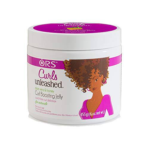 Curls Unleashed Aloe Vera and Honey Texture Boosting Curl Jelly, 16 Ounce (Pack of 2)