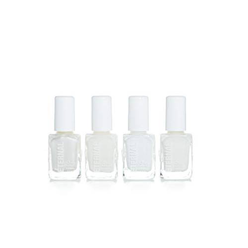 Eternal Nail Polish Set (BRIDE TO BE) - 13.5ML 4 Piece Light Colors Kit with Quick Dry & Lasting Formula - Home DIY Manicure Pedicure Nail Art Design - Gift for Mothers & Women - Made in USA